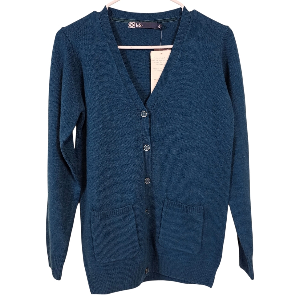 Isle Essentials Pure New Wool Button Down Cardigan